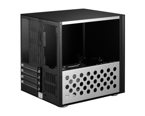 Корпус JONSBO V4 без БП, mini-ITX, micro-ATX, черный