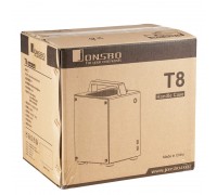 Корпус JONSBO T8 Silver без БП, боковые панели из закаленного стекла, mini-ITX, серебристый                                                                                                                                                               