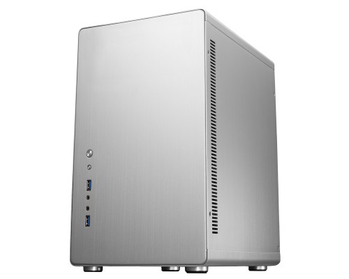 Корпус JONSBO RM2 Silver без БП, mini-ITX, micro-ATX, ATX, серебристый