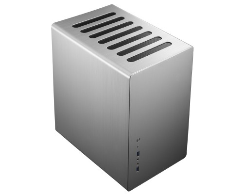 Корпус JONSBO RM2 Silver без БП, mini-ITX, micro-ATX, ATX, серебристый