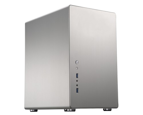 Корпус JONSBO RM2 Silver без БП, mini-ITX, micro-ATX, ATX, серебристый