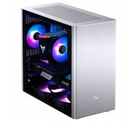 Корпус JONSBO V9 без БП, боковая панель из закаленного стекла, mini-ITX, micro-ATX, SFX, серебристый                                                                                                                                                      