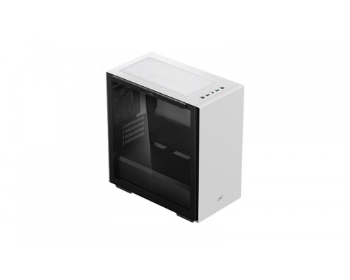 Корпус Deepcool MACUBE 110 WH без БП, боковое окно (закаленное стекло), белый, mATX