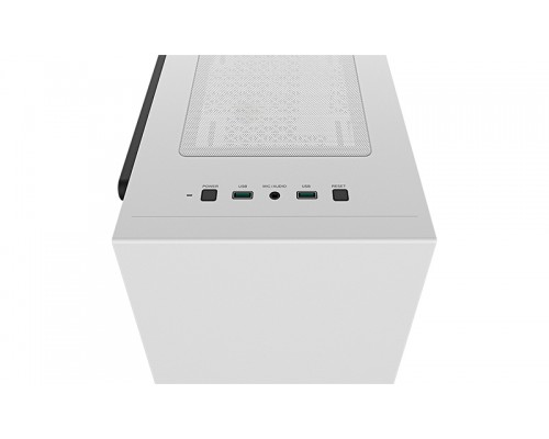 Корпус Deepcool MACUBE 110 WH без БП, боковое окно (закаленное стекло), белый, mATX