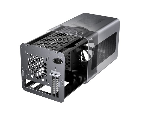 Корпус JONSBO V8 Gray без БП, mini-ITX, SFX, серый