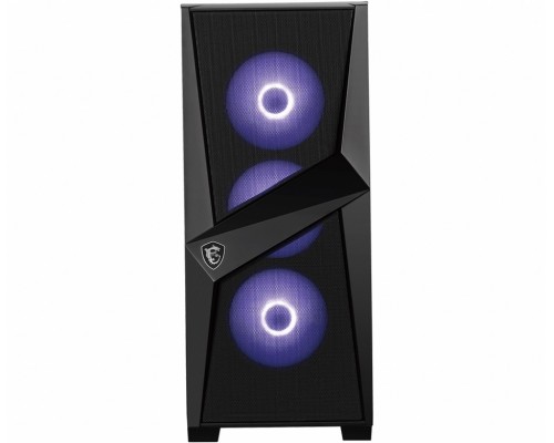 Корпус MSI MAG FORGE 101M / mid-tower, ATX, tempered glass / 4x120mm RGB fans inc. / MAG FORGE 101M