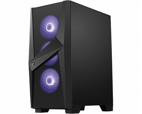 Корпус MSI MAG FORGE 101M / mid-tower, ATX, tempered glass / 4x120mm RGB fans inc. / MAG FORGE 101M