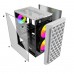 Корпус Powercase Mistral Micro T3W, Tempered Glass, Mesh, 2x 140mm + 1х 120mm 5-color fan, белый, mATX  (CMIMTW-L3)