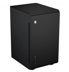 Корпус JONSBO U1 PLUS Black без БП, боковая панель из закаленнго стекла, mini-ITX, SFX, черный                                                                                                                                                            