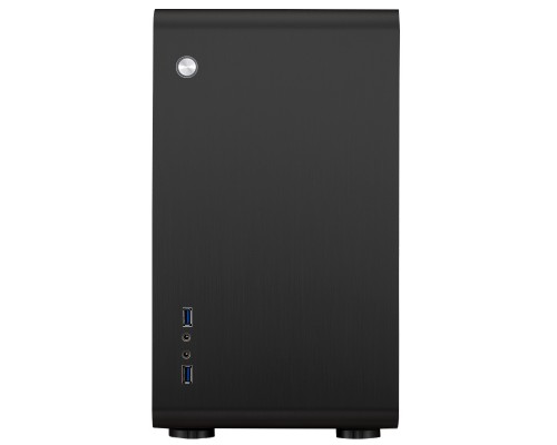 Корпус JONSBO U1 PLUS Black без БП, боковая панель из закаленнго стекла, mini-ITX, SFX, черный