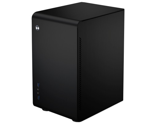 Корпус JONSBO U1 PLUS Black без БП, боковая панель из закаленнго стекла, mini-ITX, SFX, черный