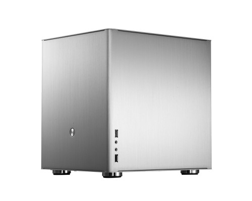 Корпус JONSBO V4 без БП, mini-ITX, micro-ATX, серебристый