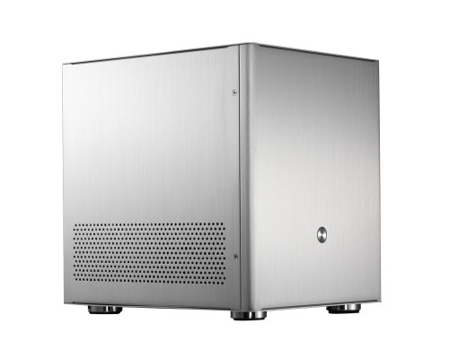 Корпус JONSBO V4 без БП, mini-ITX, micro-ATX, серебристый