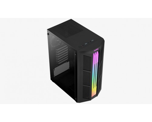 Корпус Aerocool Prime V1 без БП, ATX, боковое окно (закаленное стекло), черный