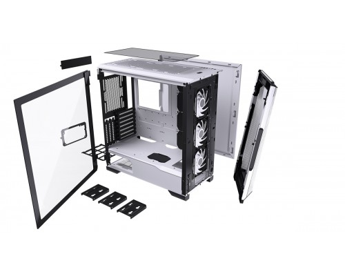 Корпус PHANTEKS Eclipse P500A, White, 3х 140mm ARGB Fan, Tempered Glass, Mid-Tower