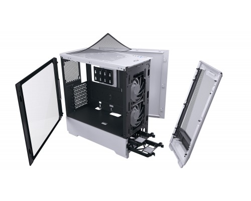 Корпус PHANTEKS Eclipse P360A, White, 2x120mm ARGB Fan + ARGB Strip, боковая панель Tempered Glass, Mid-Tower