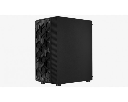 Корпус Aerocool Hive V3 без БП, ATX, боковое окно (закаленное стекло), черный