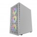 Корпус Powercase Mistral Z4С White, Tempered Glass, Mesh, 4x 120mm 5-color LED fan, белый, ATX  (CMIZ4CW-L4)