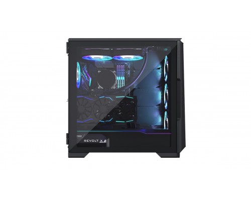 Корпус PHANTEKS Eclipse P500A, Satin Black, 3х 140mm ARGB Fan, Tempered Glass, Mid-Tower