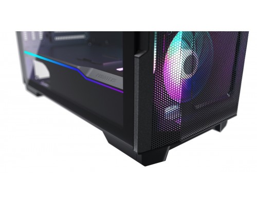 Корпус PHANTEKS Eclipse P500A, Satin Black, 3х 140mm ARGB Fan, Tempered Glass, Mid-Tower