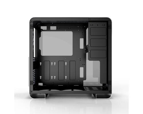 Корпус JONSBO U4PLUS Black без БП, боковые панели из закаленного стекла, mini-ITX, micro-ATX, ATX, черный