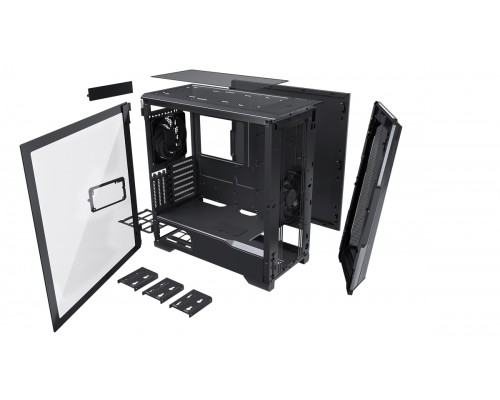 Корпус PHANTEKS Eclipse P500A, Satin Black, 2х 140mm Fan, Airflow Edition, Tempered Glass, Mid-Tower