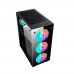 Корпус 1STPLAYER FIRE DANCING V3-A / ATX, tempered glass / 4x 120mm LED fans inc. / V3-A-4G6