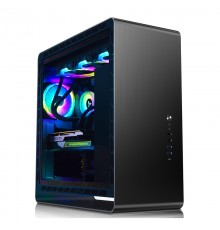 Корпус JONSBO UMX6-G Black без БП, боковые панели из закаленного стекла, mini-ITX, micro-ATX, ATX, черный                                                                                                                                                 