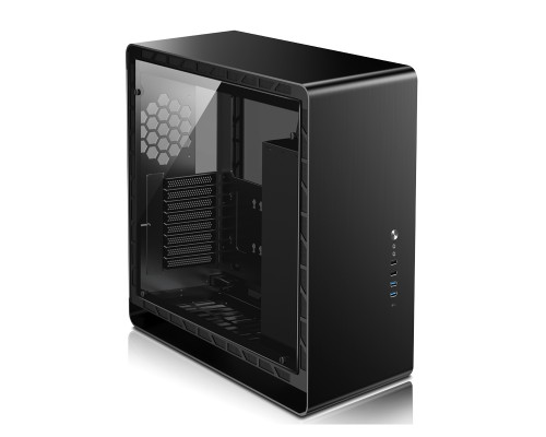 Корпус JONSBO UMX6-G Black без БП, боковые панели из закаленного стекла, mini-ITX, micro-ATX, ATX, черный