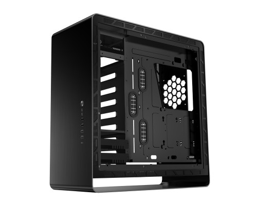 Корпус JONSBO UMX6-G Black без БП, боковые панели из закаленного стекла, mini-ITX, micro-ATX, ATX, черный