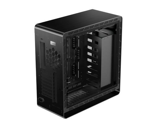 Корпус JONSBO UMX6-G Black без БП, боковые панели из закаленного стекла, mini-ITX, micro-ATX, ATX, черный