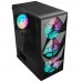 Корпус 1STPLAYER FIREBASE X7 / ATX, tempered glass / 3x140mm & 1x120mm LED fans inc. / X7-3G6P-1G6