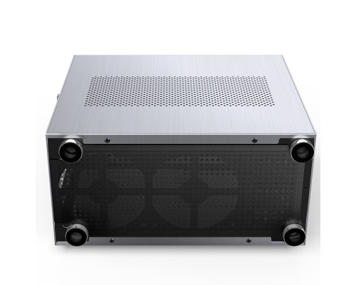 Корпус JONSBO V10-A Silver без БП, mini-ITX, серебристый