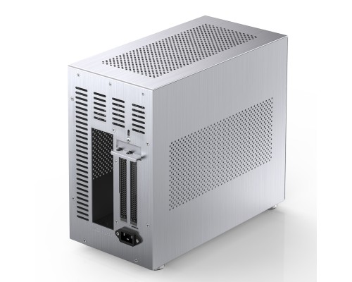 Корпус JONSBO V10-A Silver без БП, mini-ITX, серебристый