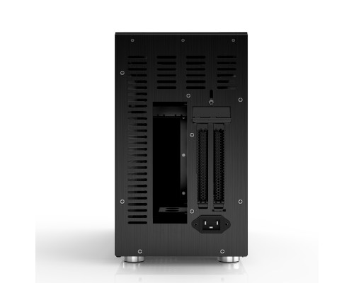 Корпус JONSBO V10-G Black без БП, боковые панели из закаленного стекла, mini-ITX, черный