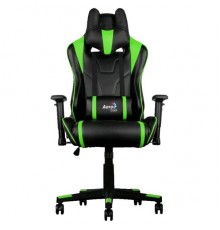 Игровое кресло Aerocool AC220 AIR  (черно-зеленое)                                                                                                                                                                                                        