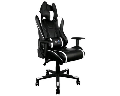 Игровое кресло Aerocool AC220 AIR  (черно-белое)