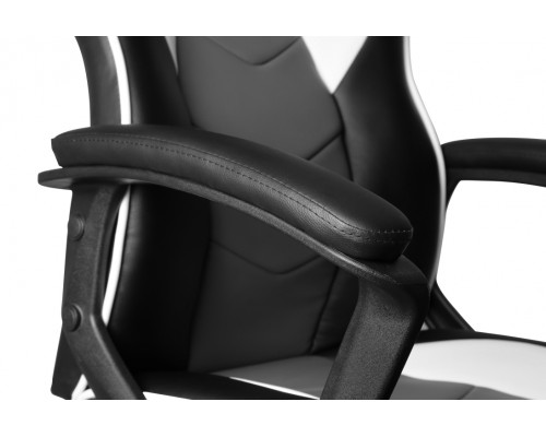 Игровое кресло RAIDMAX DK240WT (черно-белое)