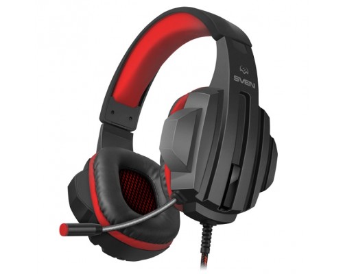 Игровые наушники с микрофоном SVEN AP-G300MV / BLACK-RED