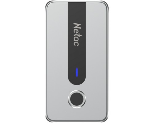 Внешний накопитель SSD Netac Z11 500GB USB 3.2 Gen 2 Type-C NT01Z11-500G-32SL (отпечаток пальца)