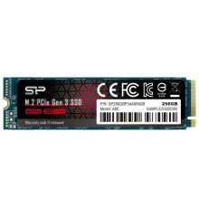 Накопитель SSD Silicon Power M.2 PCI-E NVMe P34A80 256Gb SP256GBP34A80M28                                                                                                                                                                                 