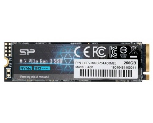 Накопитель SSD M.2 2280 Silicon Power SP256GBP34A60M28