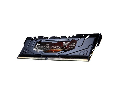 Модуль памяти DDR4 G.SKILL FLARE X (AMD) 32GB (2x16GB) 3200MHz CL14 (14-14-14-34) 1.35 / F4-3200C14D-32GFX / BLACK