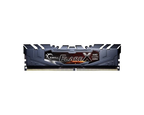 Модуль памяти DDR4 G.SKILL FLARE X (AMD) 32GB (2x16GB) 3200MHz CL14 (14-14-14-34) 1.35 / F4-3200C14D-32GFX / BLACK