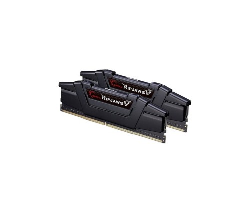 Модуль памяти DDR4 G.SKILL RIPJAWS V 16GB (2x8GB) 3200MHz CL16 (16-18-18-38) 1.35V / F4-3200C16D-16GVKB / CLASSIC BLACK