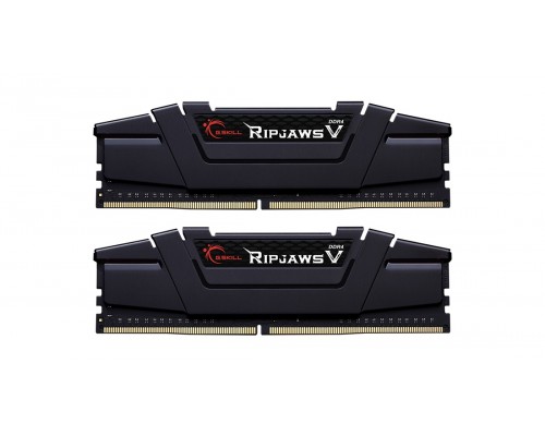 Модуль памяти DDR4 G.SKILL RIPJAWS V 64GB (2x32GB) 3600MHz CL18 (18-22-22-42) 1.35V / F4-3600C18D-64GVK / CLASSIC BLACK