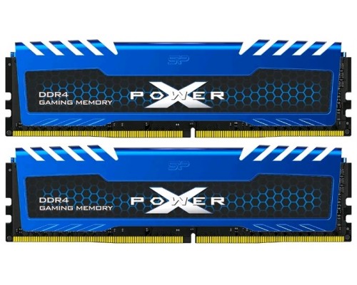 Модуль памяти DDR4 Silicon Power Xpower Turbine 16GB (2x8GB kit) 3200MHz CL16 [SP016GXLZU320BDA]