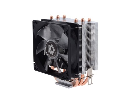 Кулер ID-COOLING SE-913-R PWM LGA115X/775/AM4/AM3/+/AM2/+/FM2/+/FM1 (40шт/кор, TDP 130W, PWM, 3 тепл.трубки прямого контакта, FAN 92mm, Red LED) RET