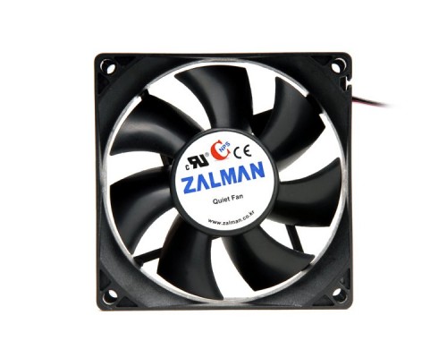 Вентилятор Zalman ZM-F1 Plus SF 80х80х25мм (120 шт/кор, антивибр. рамка и проставки,  Sleeve подшипник, 3 pin) Retail BOX