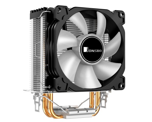 Кулер JONSBO CR-1200 LGA1366/115X/775/AM4/AM3/3+/AM2/+/FM2/+/FM1(36шт/кор, TDP 95W, 92mm Dynamic Multi-Color LED Fan, 2 тепловые трубки, 3-pin) Retail